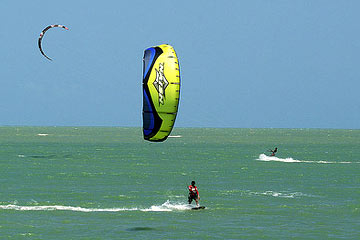 Kitesurf sur le spot de Barra Grande