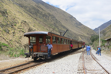 Train des andes Équateur